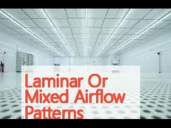 Mô hình dòng không khí Laminar hoặc hỗn hợp Phòng sạch mô-đun với bộ lọc H14/H13 Hepa 0.3-0.5m/s Tốc độ gió trung bình