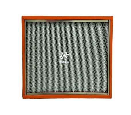 Ngành công nghiệp Nhà máy bán dẫn H14 H13 250 ° C Sợi thủy tinh Bộ lọc HEPA, tấm bộ lọc không khí HEPA chống nhiệt độ cao