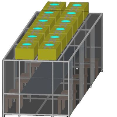 ISO 5 6 7 8 Phòng sạch không bụi Booth 304 Stainless Steel GMP Modular ISO 5 6 7 8