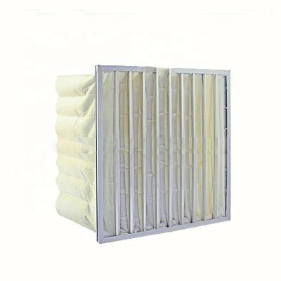 Hiệu quả thu thập bụi cao 6 túi lọc không khí, F8 F7 có thể rửa được tổng hợp màu vàng bông lọc không khí túi cho ngành công nghiệp