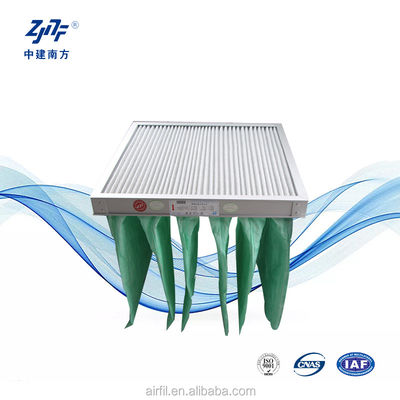 Bộ lọc túi túi lấy bụi sợi tổng hợp để cải thiện hiệu quả lọc