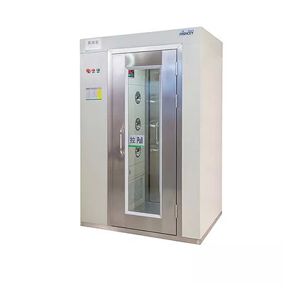 Power 3-Fan Air Shower Phòng sạch với cửa màn hình LED và tốc độ không khí nhanh 22-25 M/s