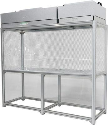 4x2 2x2 Laminar Flow Fume Hood, Phòng chứa ống hút dòng chảy Laminar dọc ngang