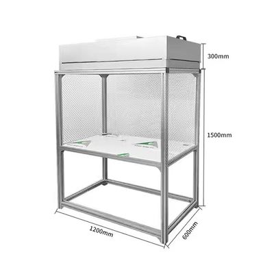 HEPA Laminar Dòng chảy không khí băng ghế ngồi Vertical Cabinet 1200m3 / H cho nấm hội thảo