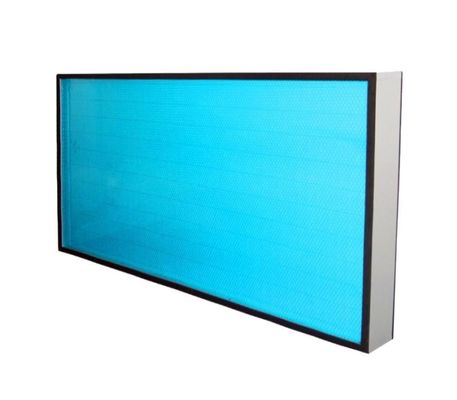Hiệu suất cao 99,99% H14 U15 Panel bộ lọc không khí công nghiệp HEPA với sợi tổng hợp