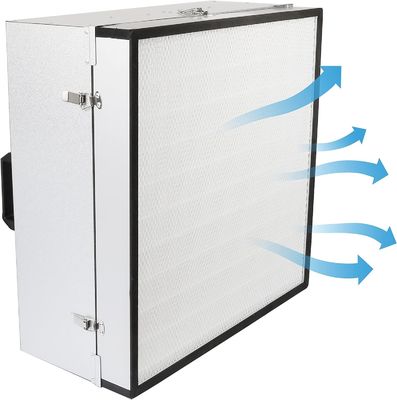 Đơn vị lọc quạt FFU thép không gỉ 1200 M3/h với bộ lọc HEPA và điều khiển hệ thống