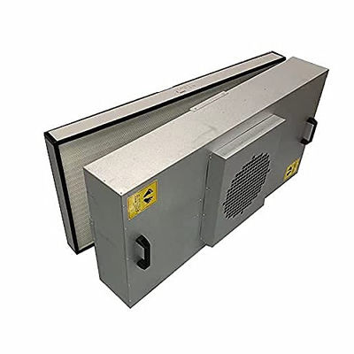 Đồng nhôm FFU HEPA H14 Bộ lọc Bộ phận thép không gỉ tùy chỉnh 500-2000 M3/h Dòng không khí