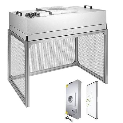 Bộ lọc không khí HEPA H14 Lớp 100 Bàn làm sạch dọc/phẳng bằng vải lamin với thổi tự động