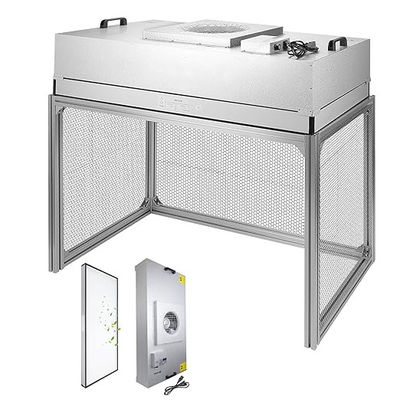 Hệ thống FFU dòng không khí laminar HEPA H14 với điều khiển dòng không khí bằng tay / tự động