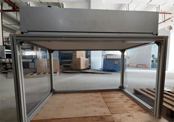 Phòng đứng lớp 100 HEPA H14 FFU đơn vị Laminar Clean Bench với điện áp kép và tốc độ không khí khung nhôm