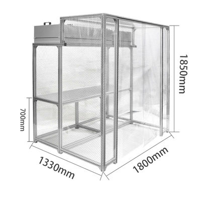 Dễ dàng cài đặt Bộ lọc không khí di động Bàn ghế ngồi khoang thương mại Với 99,99% độ xốp 0,3um Và bộ lọc HEPA hoặc ULPA