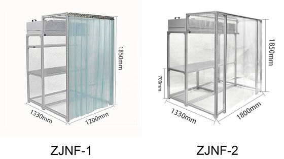 Laminar điều chỉnh FFU kiểm soát luồng không khí phòng sạch Booth mô hình mới cho nhà máy sản xuất và phòng thí nghiệm làm việc hoặc hóa học