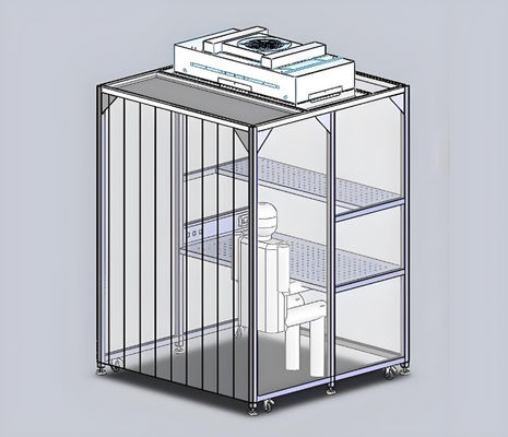 Dễ dàng cài đặt Customized Modular Clean Room Booth Để hiệu suất tối ưu trong hoạt động nhà máy sản xuất