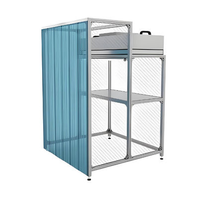Phòng vệ sinh không khí có thể tùy chỉnh với 99,99% độ xốp 0,3um và vật liệu thân thép lăn lạnh / thép không gỉ