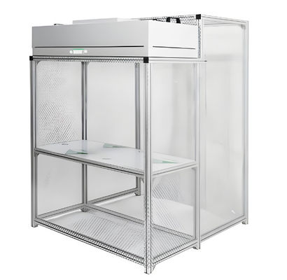 Dễ lắp ráp Tính linh hoạt hoạt động và hiệu quả không gian Mini Clean Bench Clean Environment Booth Với điều khiển luồng không khí điều chỉnh