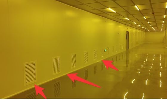 Phòng sạch thép không gỉ mô-đun cho sản xuất bệnh viện giám sát liên tục