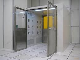 Class100-1000 Clean Room Air Shower với vòi phun thép không gỉ và 99,99% độ sạch