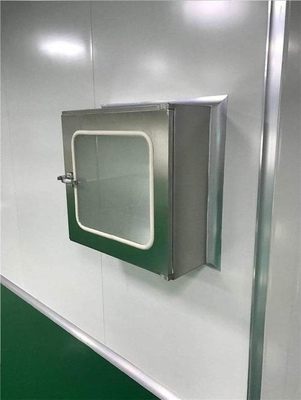 Hộp chuyển hàng phòng sạch bằng thép không gỉ với bộ lọc HEPA và quạt, hệ thống tuần hoàn tự làm sạch