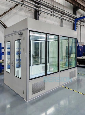 Tủ quần áo phòng sạch với hiệu quả lọc 99,99% và cửa sổ, lợi thế về hiệu quả xây dựng