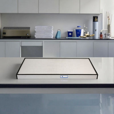 Bộ lọc HEPA H14 phòng sạch bắt giữ các hạt ≥0.3 Μm với hiệu suất 99.99%
