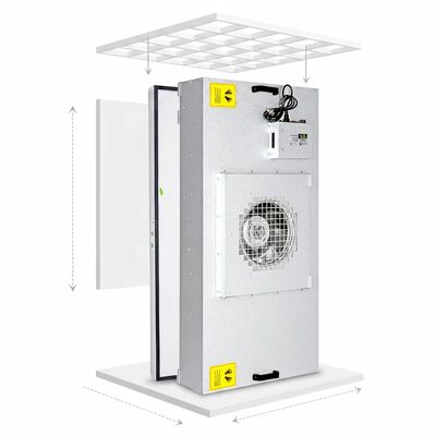 quality Ứng dụng lọc quạt HEPA hiệu quả cao 99,99% với thép không gỉ SUS304 và điều khiển ba tốc độ factory