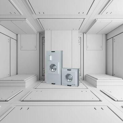 quality Bộ lọc quạt HEPA loại H14 công nghiệp với khung thép không gỉ SUS304 và điều khiển ba tốc độ cho phòng sạch factory