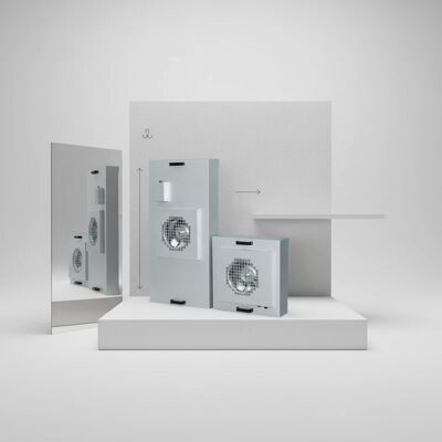 Đơn vị lọc quạt HEPA H14 với khung thép không gỉ SUS304 và điều khiển ba tốc độ cho phòng sạch