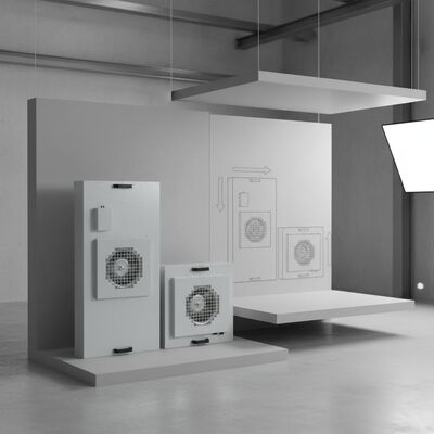 Bộ lọc quạt FFU phòng sạch chuyên nghiệp với bộ lọc HEPA H14 SUS304 khung thép không gỉ và điều khiển ba tốc độ